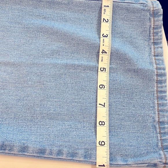 i.e. relaxed faded jeans. Size 12. Very comfortable. Made in Egypt. - Picture 8 of 16